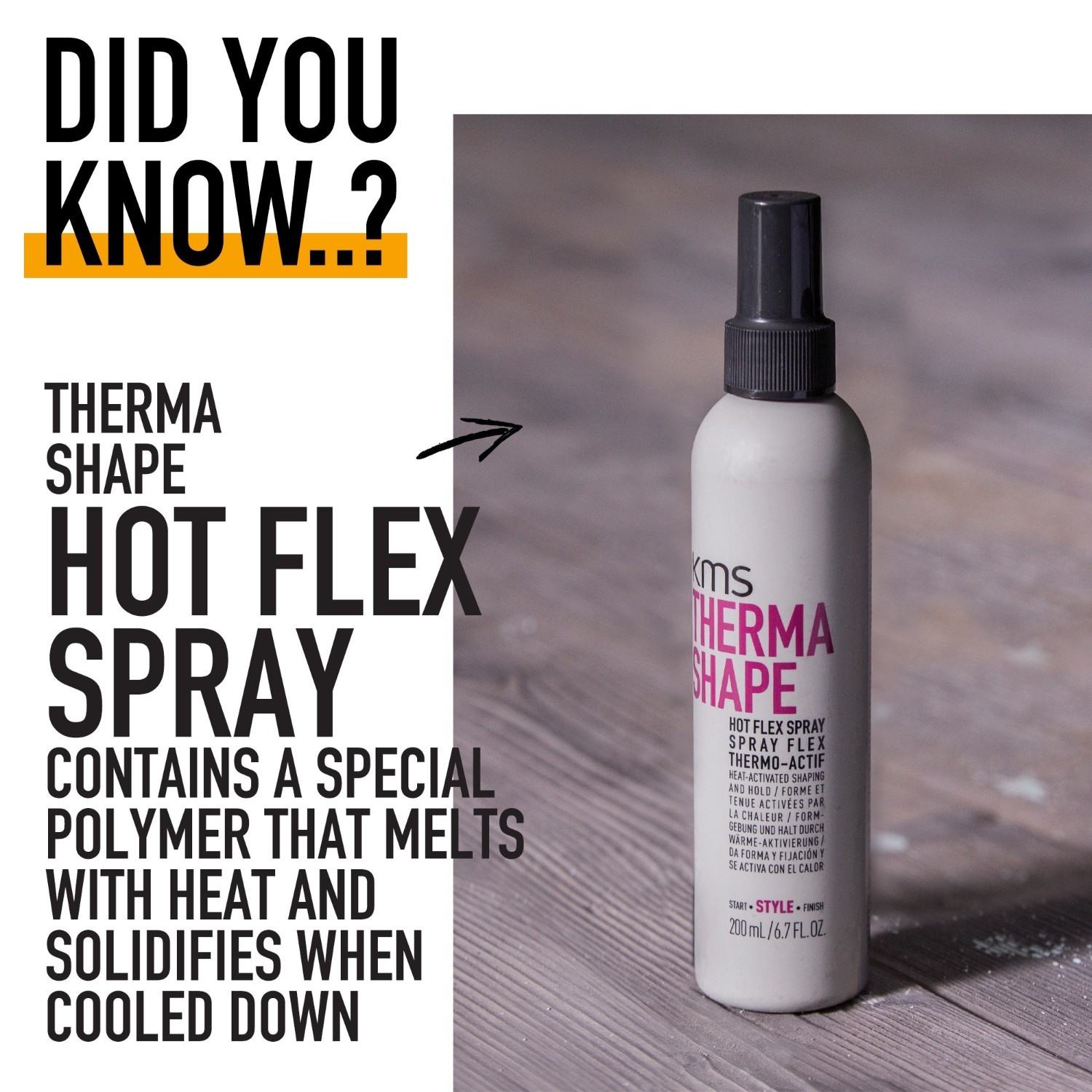 KMS Tepelne ochranný sprej Hot Flex Spray - 200 ml