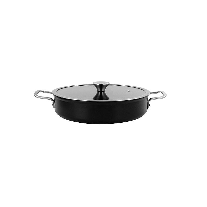 Cuisine Chef stekpanna ø 28 cm låg med glaslock Chef