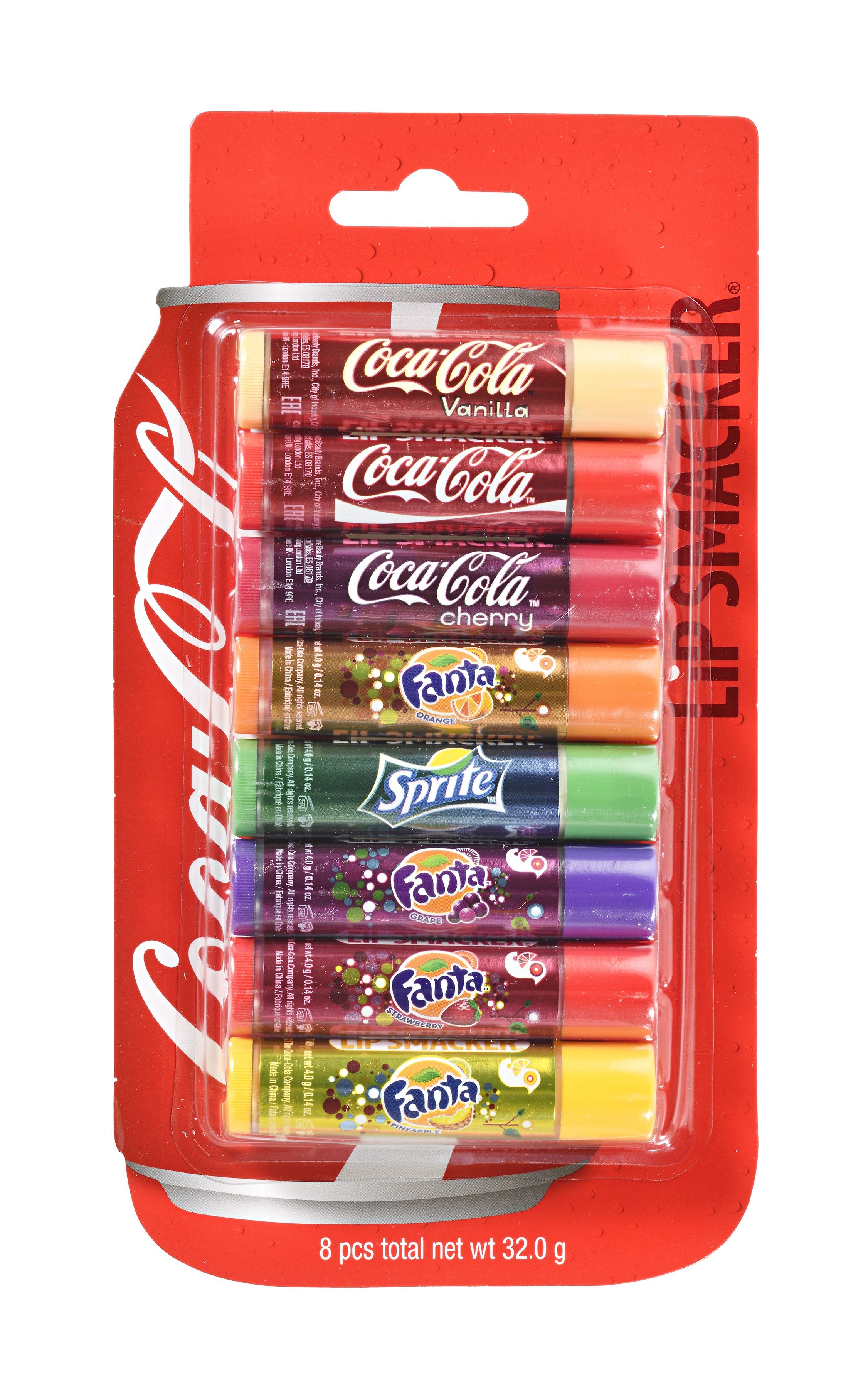 Balzami za ustnice Coca-Cola Party Set Balzami za ustnice, vlažilne kreme in nega