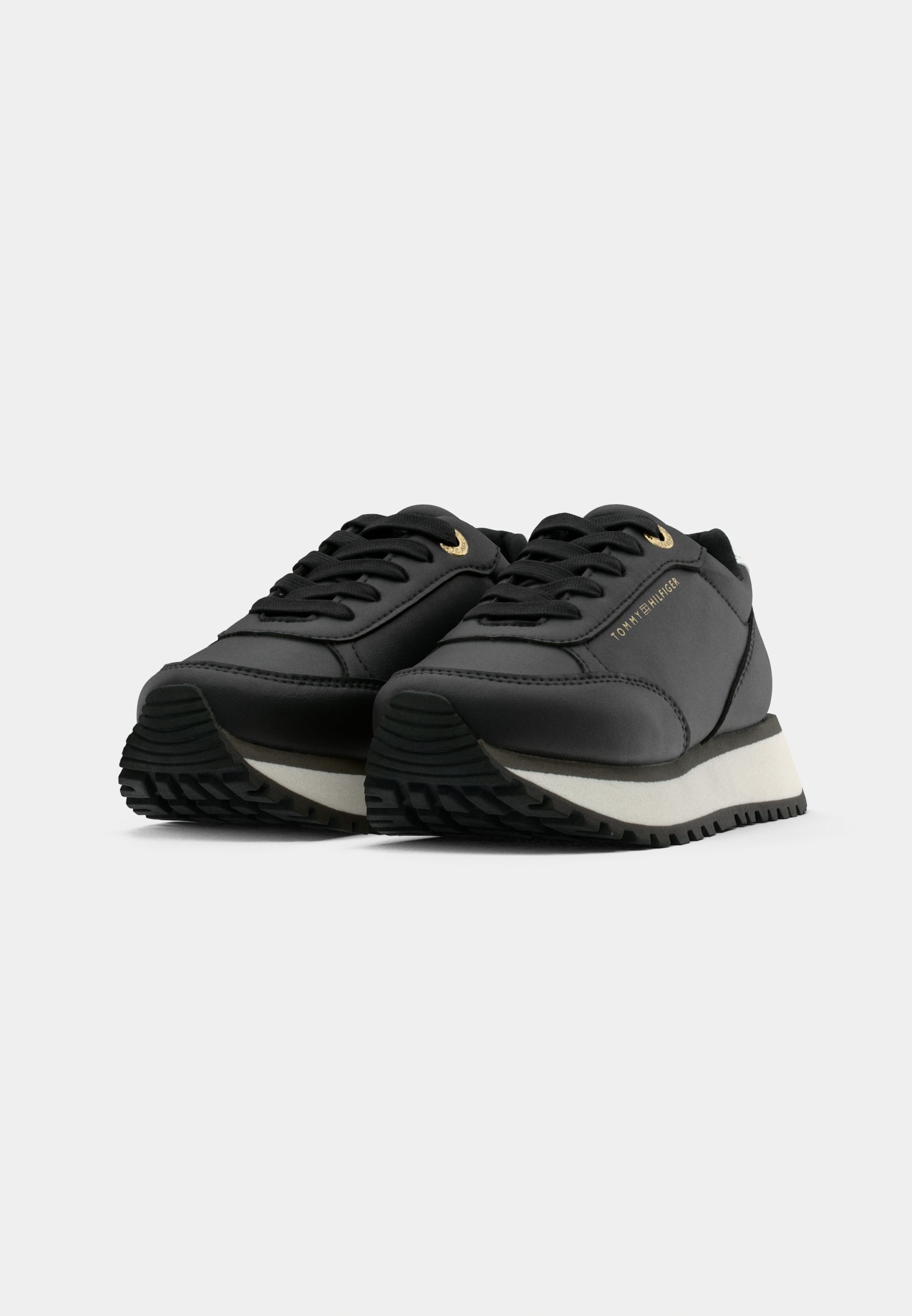 Tommy Hilfiger MIREN UNISEX - Sneakers - zwart/wit