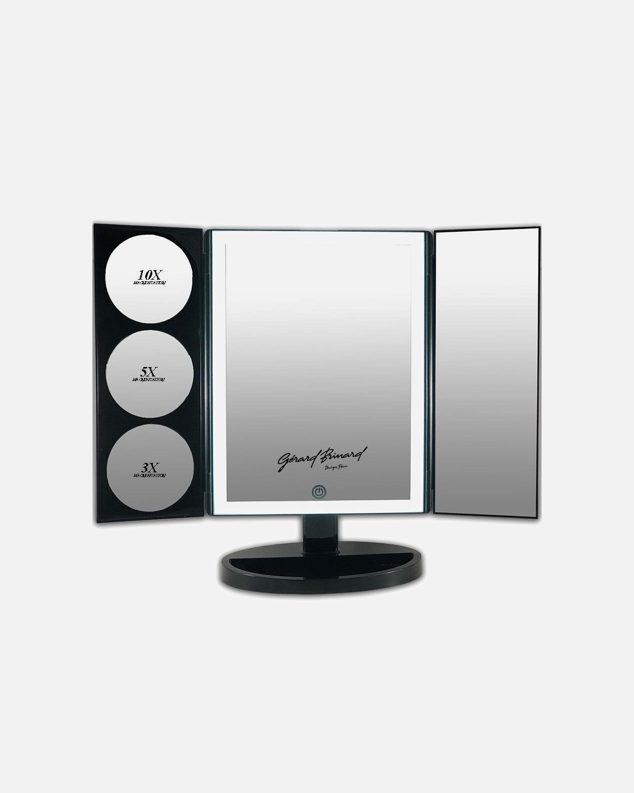 Kozmetično ogledalo Douglas Accessories, velik triptih z LED osvetlitvijo – 1 kos