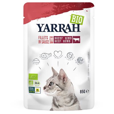 Filetti biologici Yarrah in salsa – Confezione risparmio 28 x 85 g