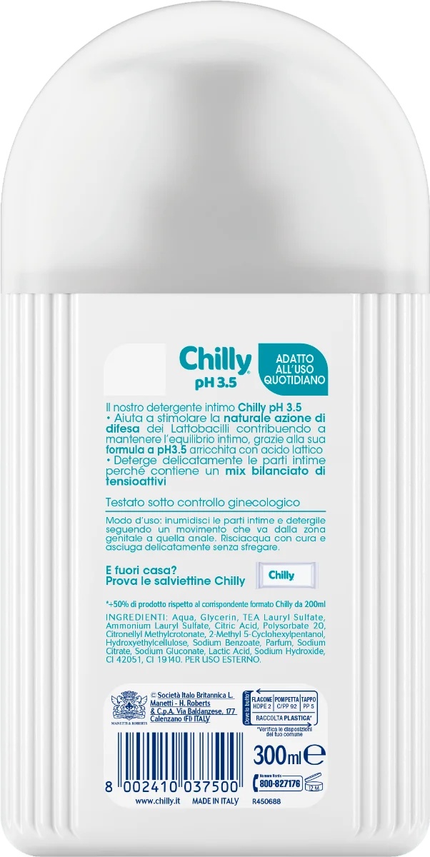 CHILLY Reinigingsmiddel met chili pH 3,5 300 ml Beschermend