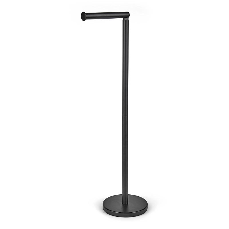 Home Toalettpappershållare 65 cm med knopp svart