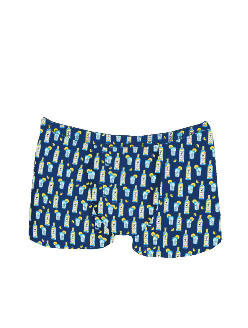 Herenboxershorts met Gin & Tonic-print