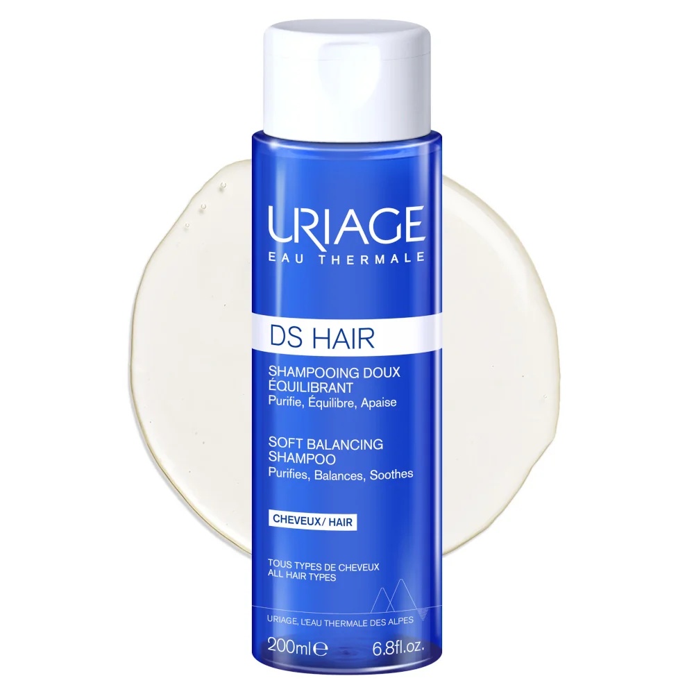 URIAGE Uriage DS Haar milde regenererende shampoo 200 ml reinigt de hoofdhuid