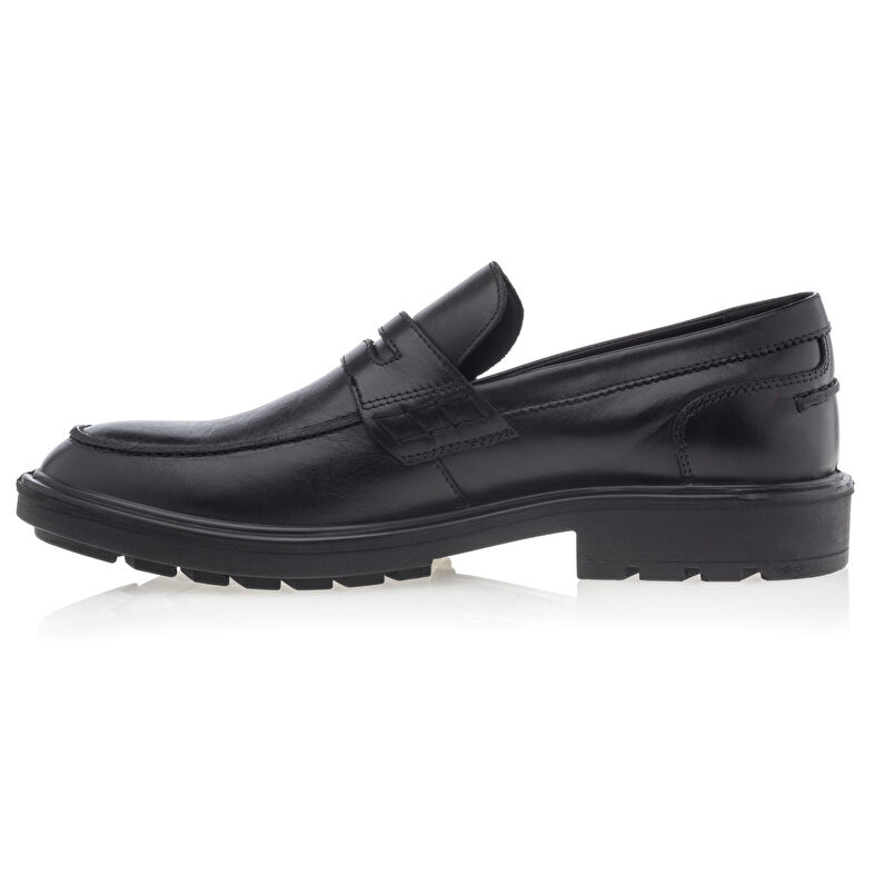 Miesten mustat loaferit/veneilykengät