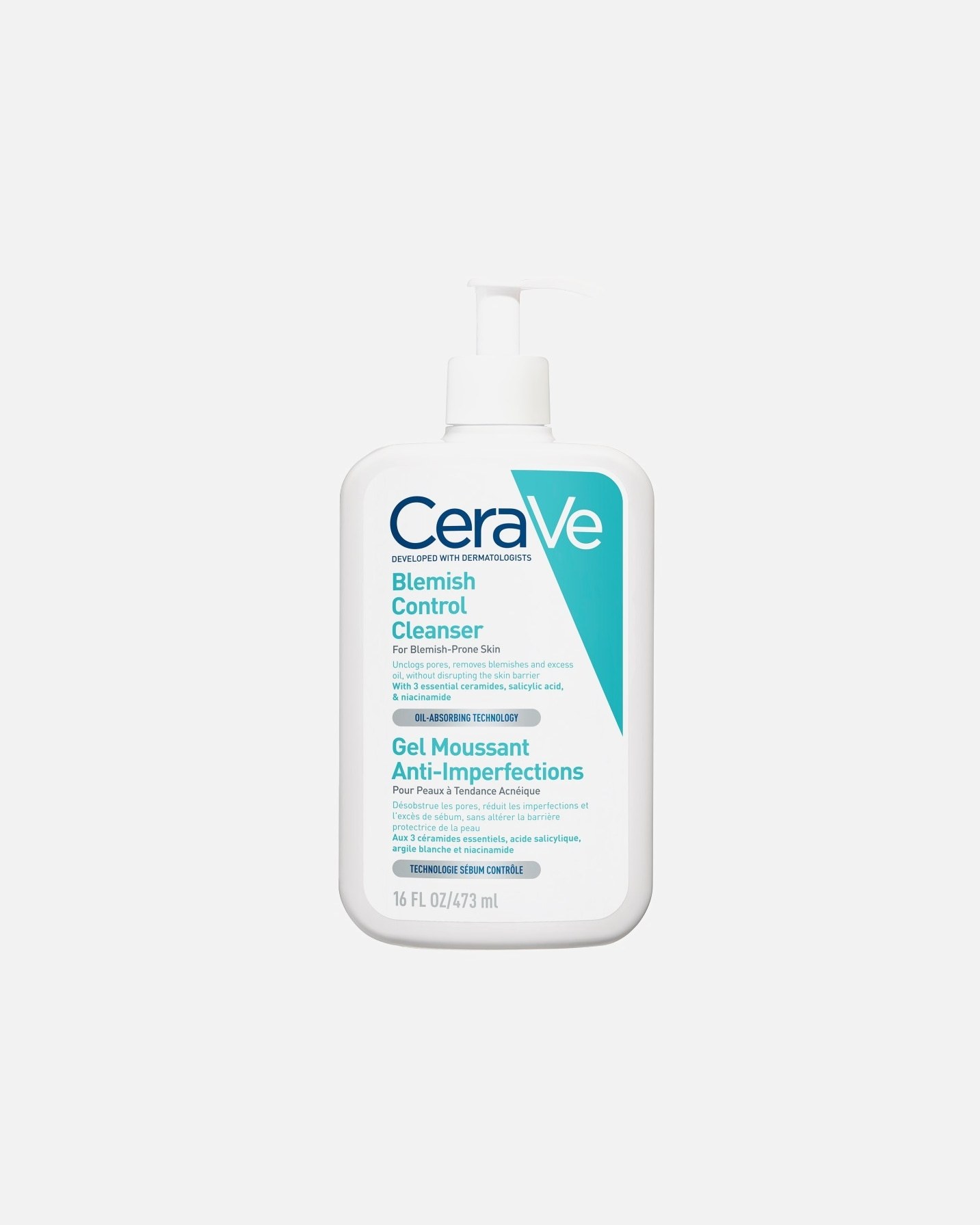 CeraVe čistilni gel za nepravilnosti – 473 ml