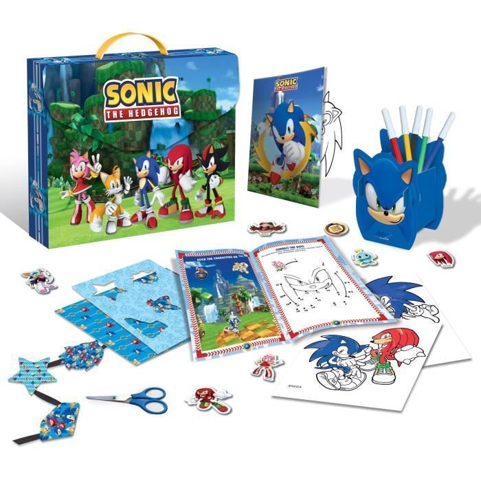 Creative Desk Kit - Creative Activities - LISCIANIGIOCHI - Sonic - Ages 5+