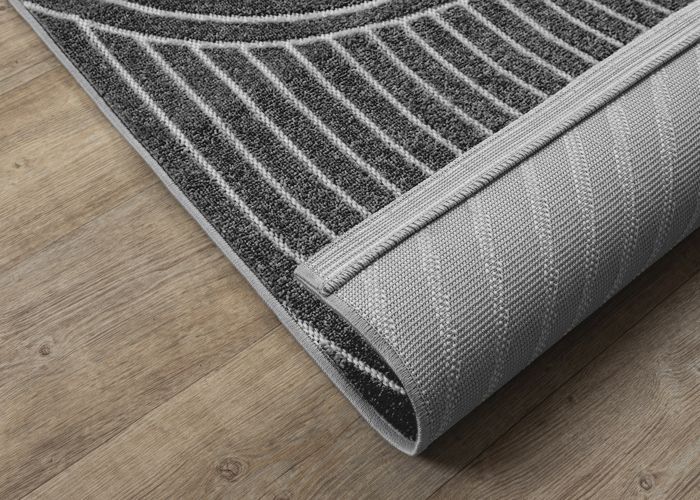 Tapis de Salon Moderne - THE CARPET - Santo Plus - Anthracite - 160 x 220 cm