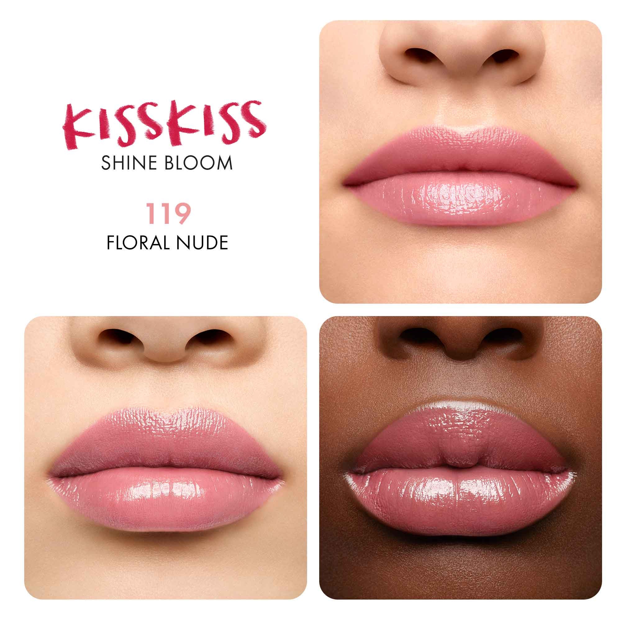 Labbra KissKiss Shine Bloom - Rossetto brillante, Rossetto
