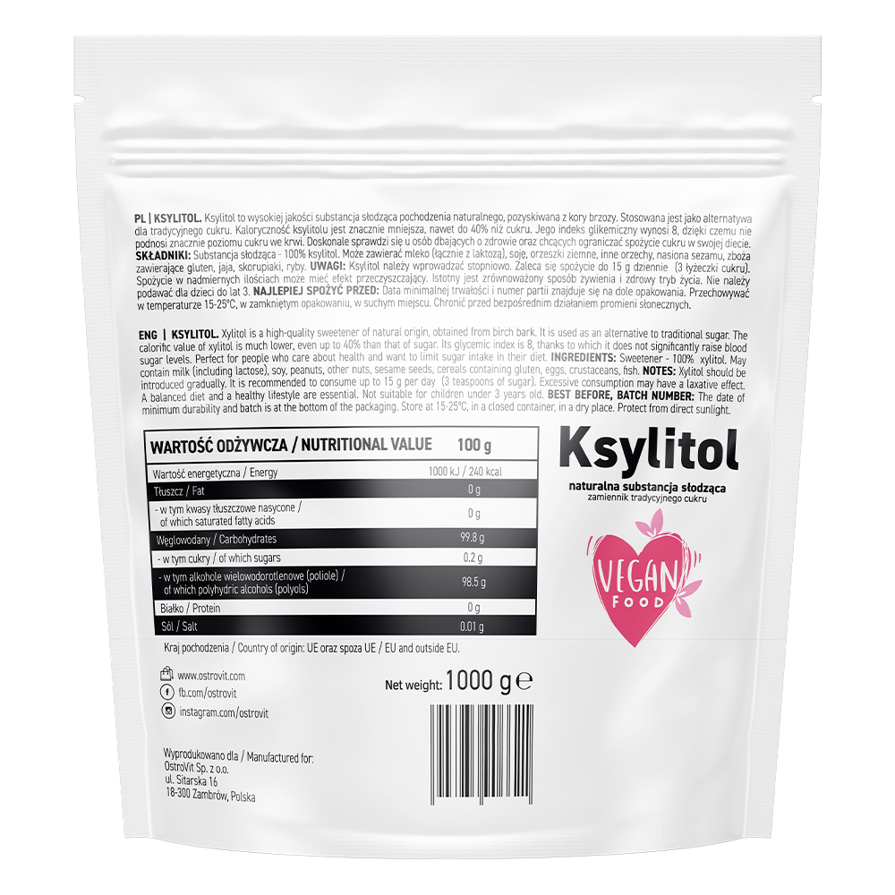 OstroVit ksilitolis