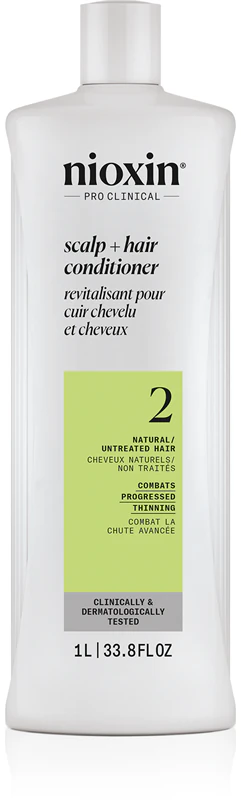 Nioxin System 2 Condicionador para Couro Cabeludo e Cabelo, condicionador antiqueda