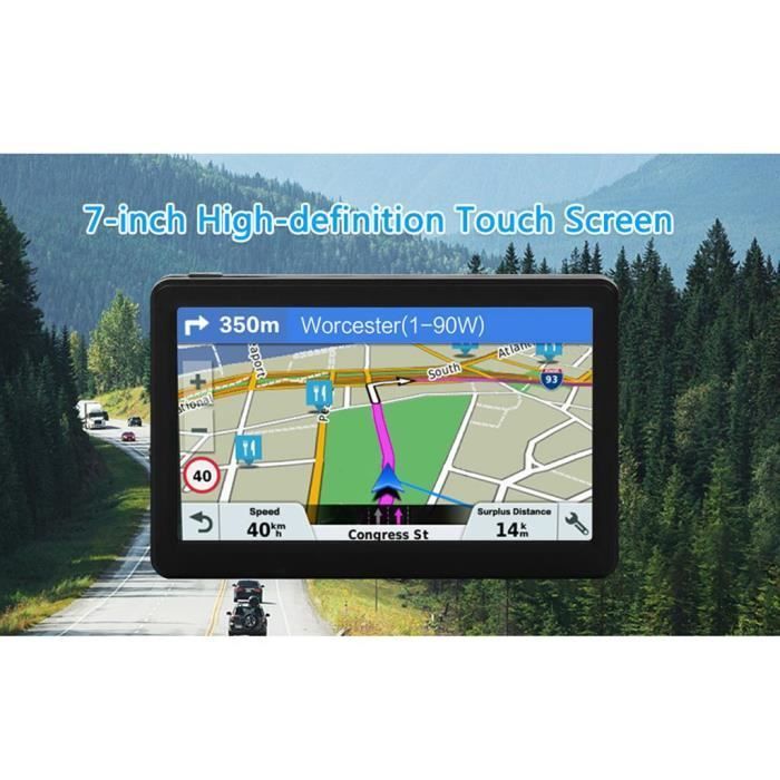 GPS-navigatie voor auto en vrachtwagen - HOMYL - 7-inch touchscreen - Spraakbegeleiding - VS en Canada