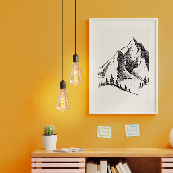 LED-Λευκό Dilly Ø 6,4 cm E27 4 W, Σετ 3 τεμαχίων