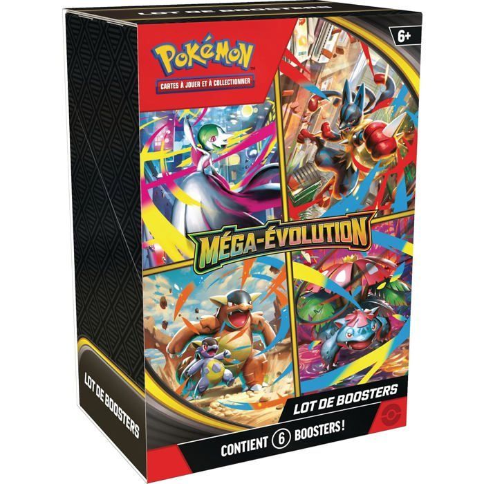 Pokémon: Paquete de 6 sobres de refuerzo de Mega Evolución del juego de cartas coleccionables Pokémon