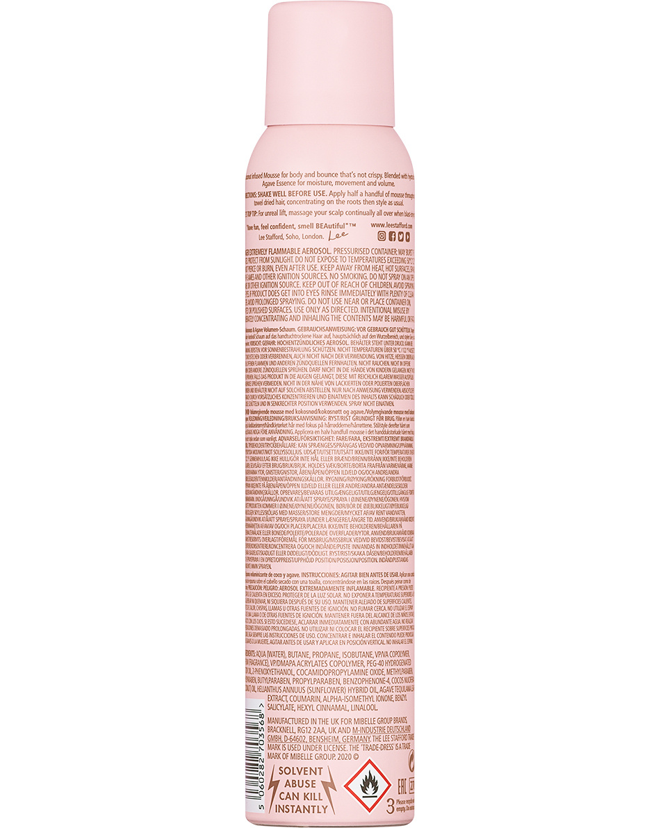 LEE STAFFORD MOUSSE VOLUMIZANTĂ COCO LOCO ȘI AGAVE