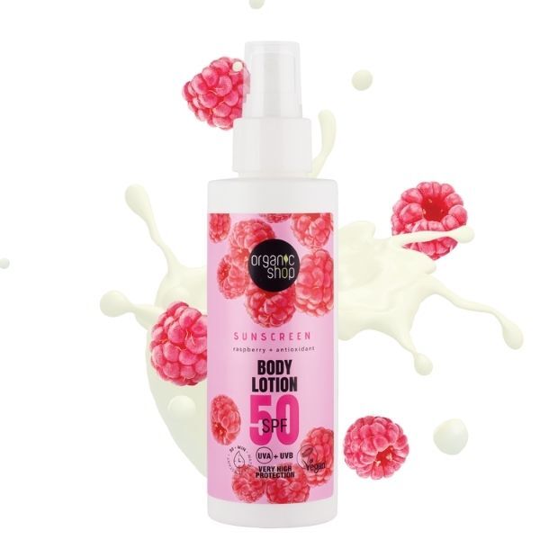 Organic Shop Opalovací tělové mléko SPF 50 150ml