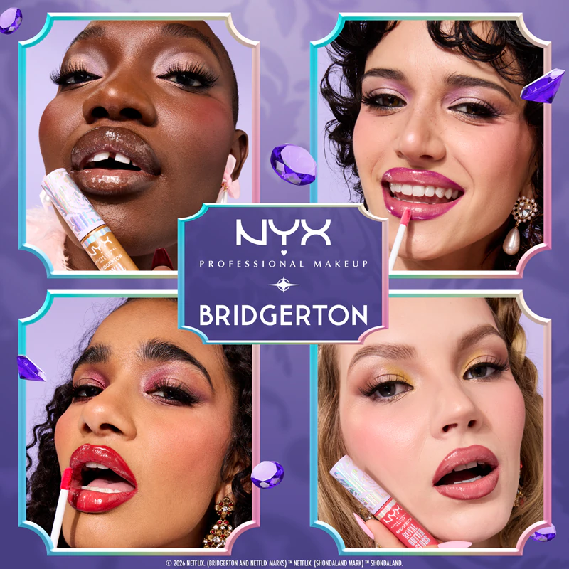 NYX Professional Makeup Bridgerton Royal Treasures zestaw do ust