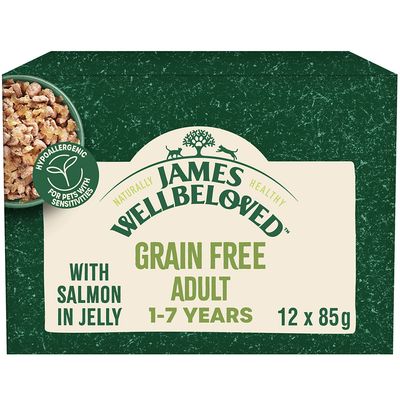 James Wellbeloved saszetki dla dorosłych kotów – łosoś w galaretce