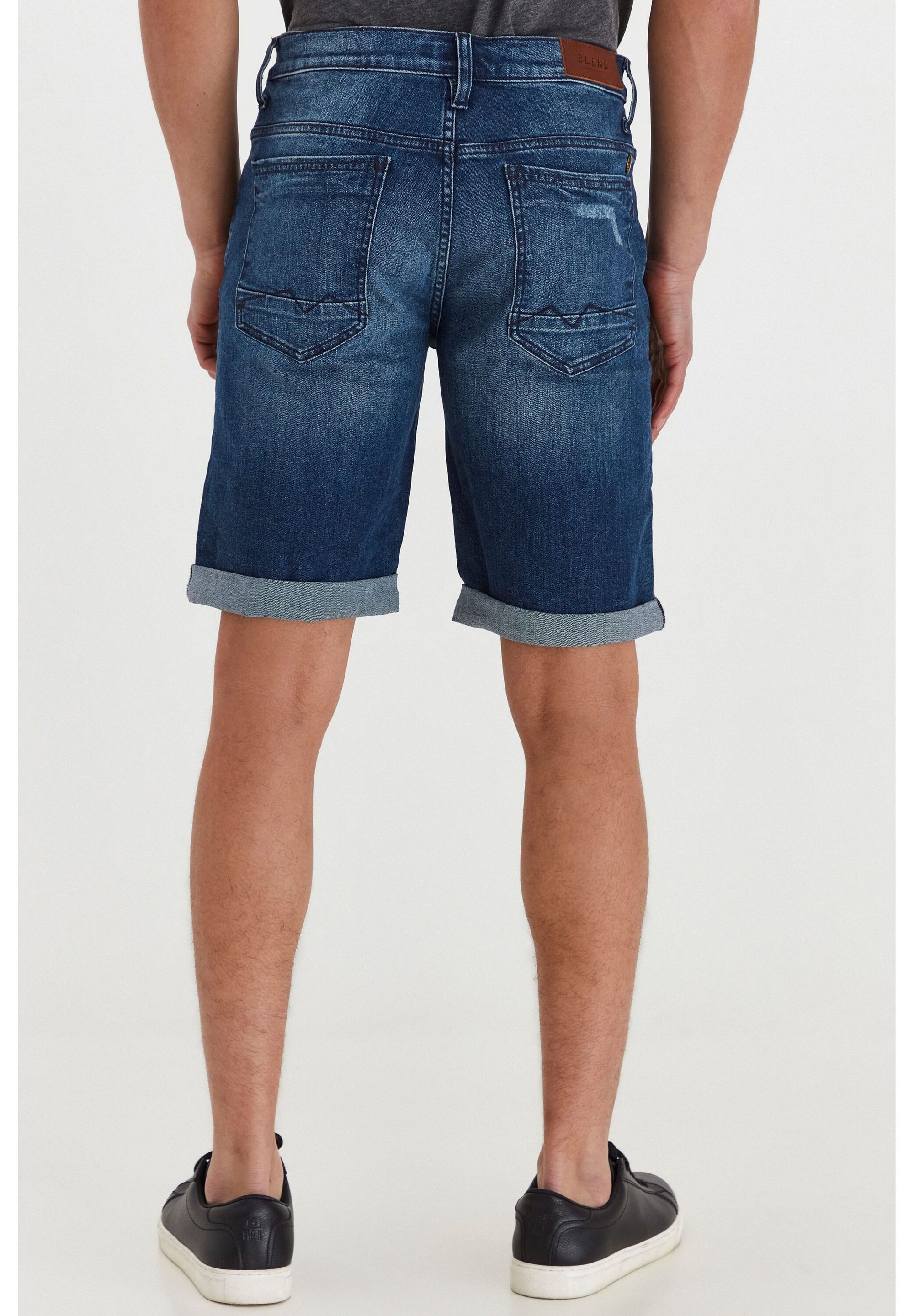Blend BHDENIZ - Pantaloncini in denim - denim scuro