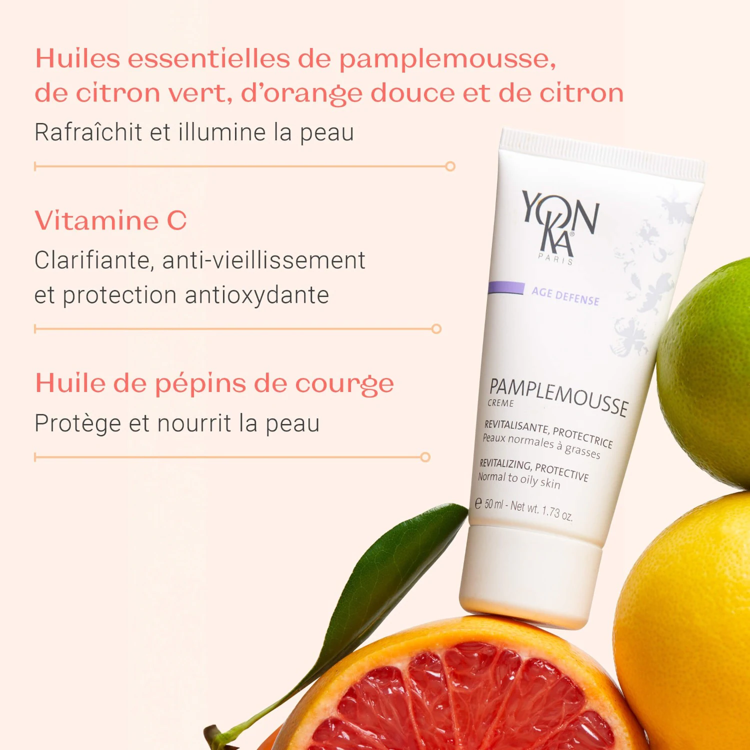 Yon-Ka Pamplemousse Crème Normal To Oily Skin