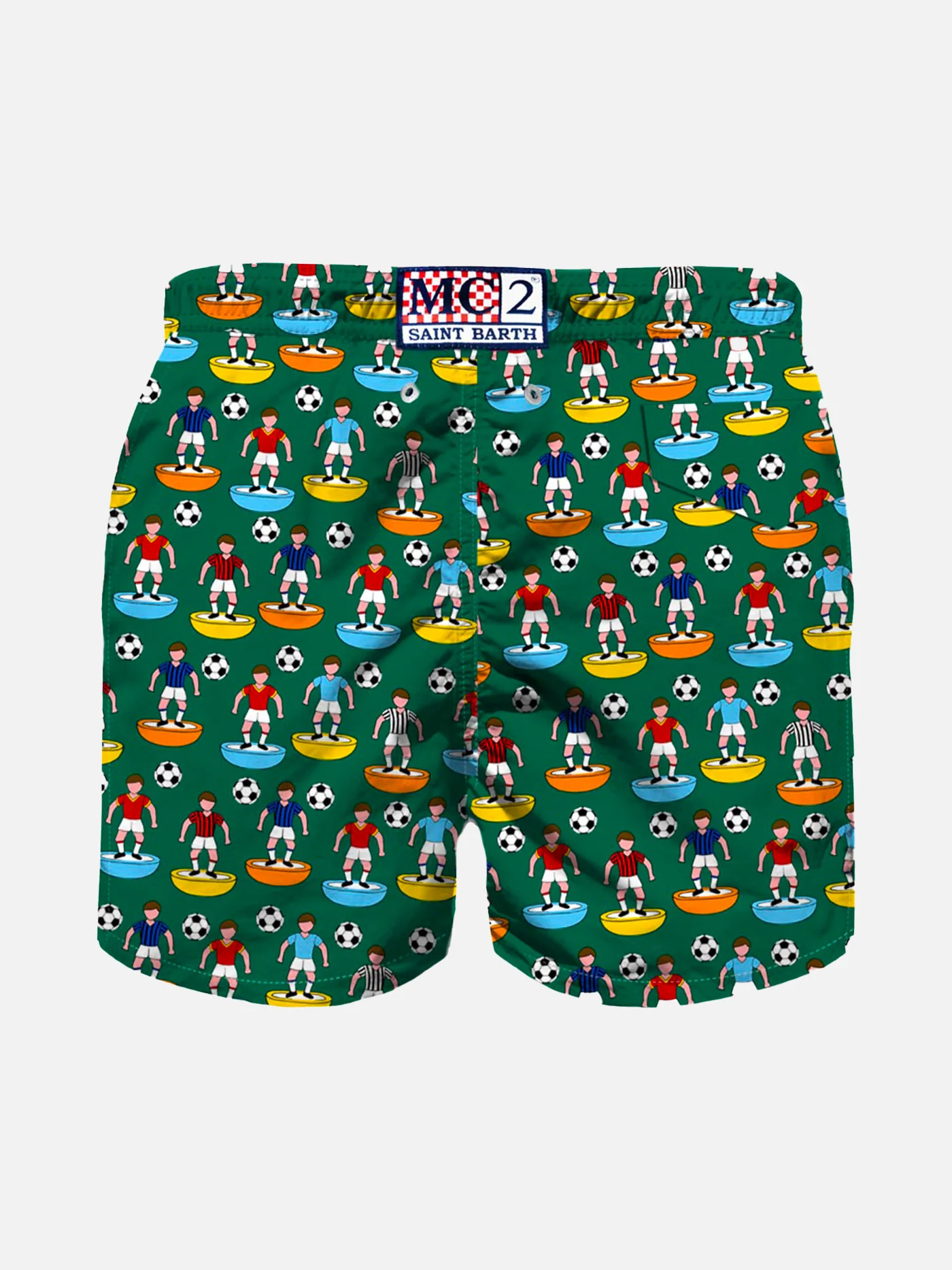 Costume da bagno da bambino con stampa calcio