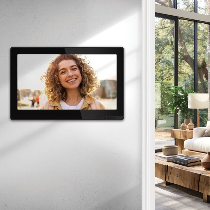 Videocitofono cablato con accesso tramite impronta digitale - EXTEL - Digital Connect - Visione notturna - Angolo di visione di 130°
