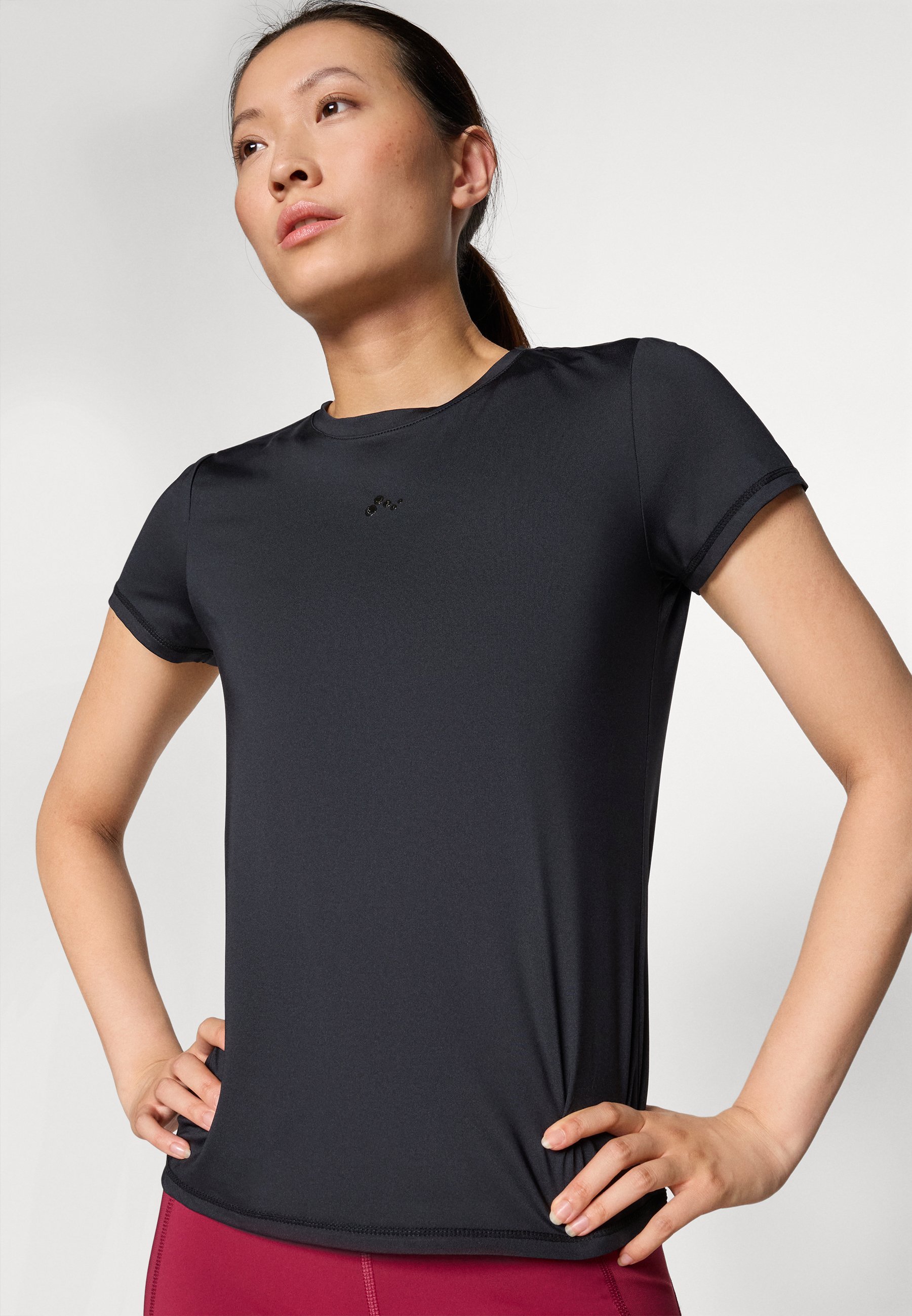 ONLY Play ONPBREE LIFE ON TEE - Tricou simplu - negru