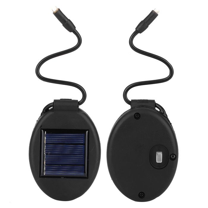 Lampada solare impermeabile per vasi da fiori da balcone, ideale per decorare il giardino esterno.