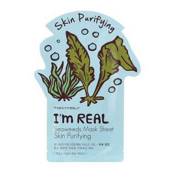 Tonymoly I'm REAL Zeewier Sheetmasker Zuiverend - 1 stuk