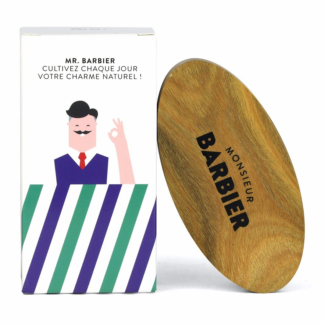 Сет за негу косе Monsieur Barbier, четка за браду - 1 комад
