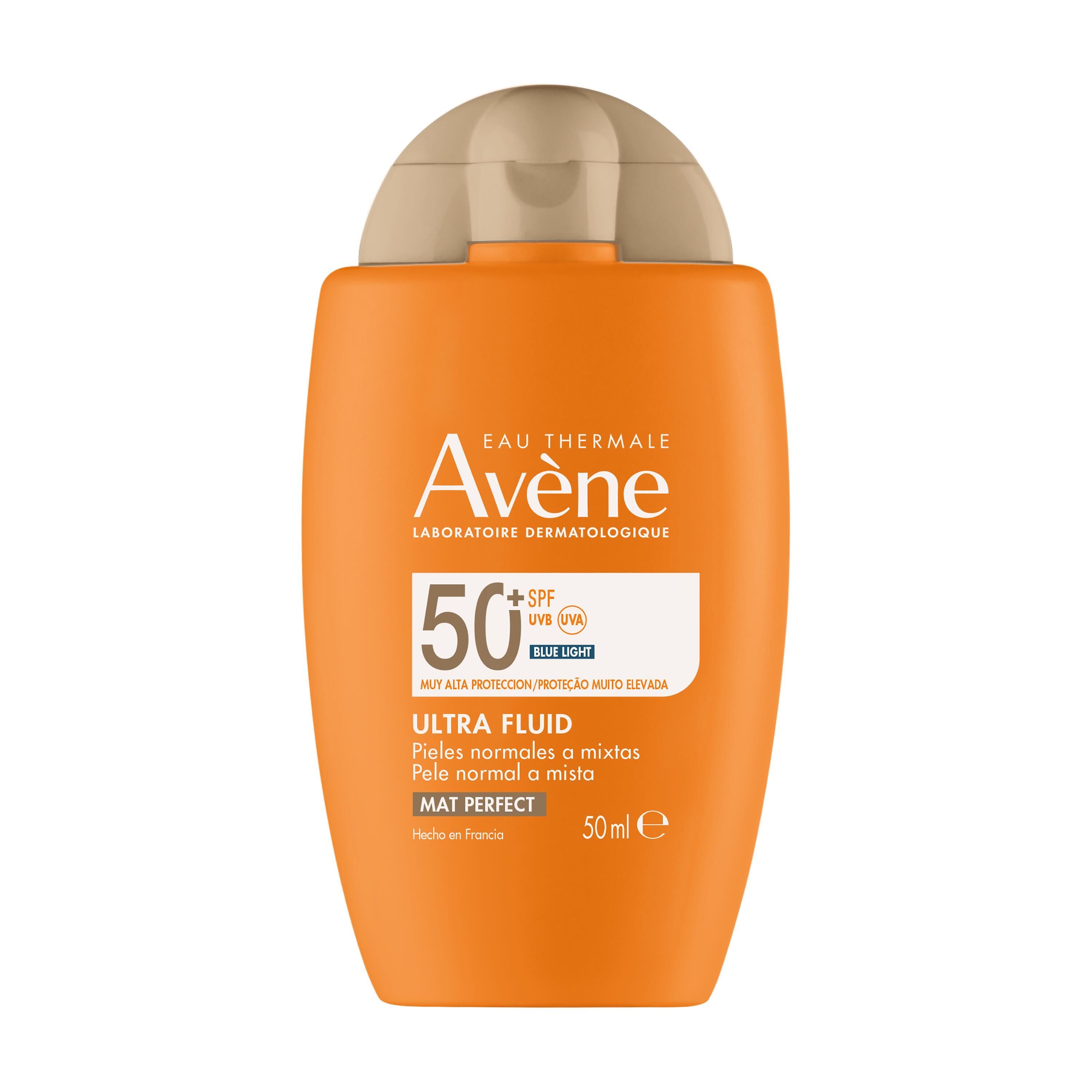 Terminis vanduo „Ultra Fluid Invisible Matte Perfect SPF 50“ Apsauga nuo saulės jautrioms vietoms