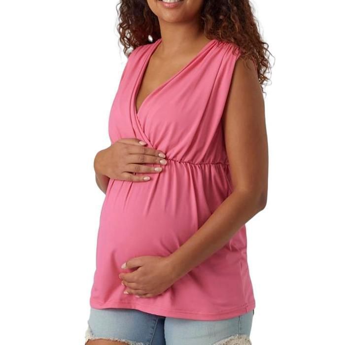 Regata de amamentação rosa feminina Zorina da Mamalicious
