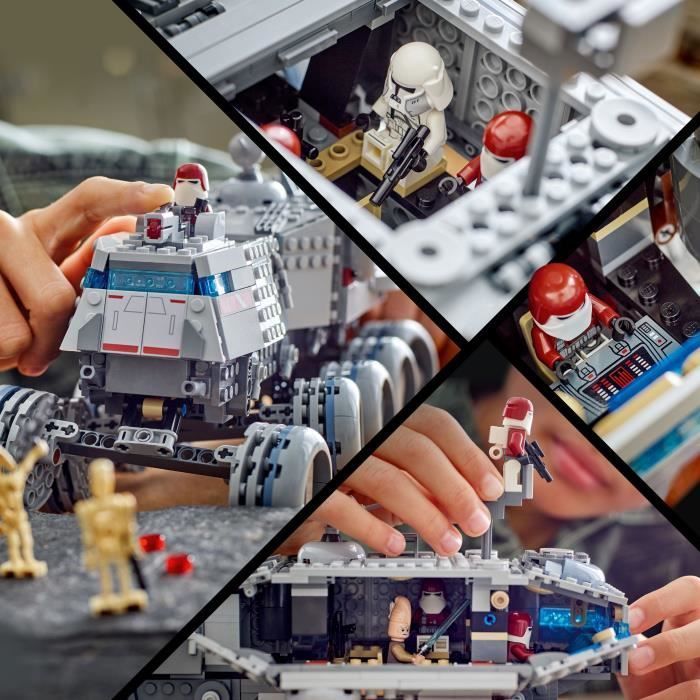 LEGO Star Wars 75413 The Clone Wars Le Juggernaut de la République - Jouet enfant 9 ans