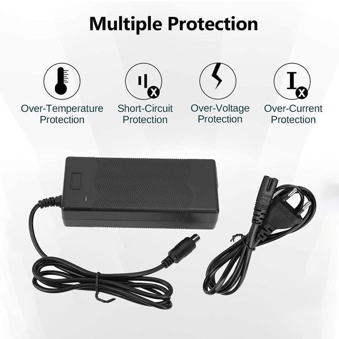 Xiaomi M365/Essential/1S/Pro/Pro2 Electric Scooter Charger, 42V 2A Fast Charger, Adapter for Xiaomi, Ninebot, and Segway
