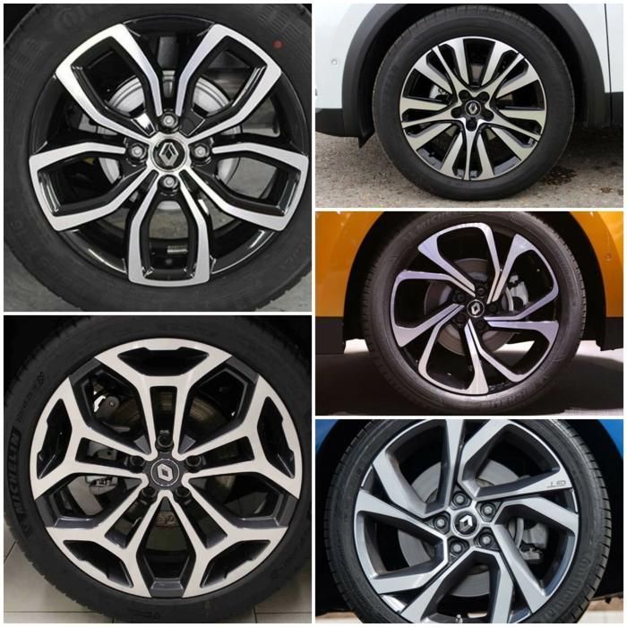 Set di 4 coprimozzi per auto, per Renault, con stemma e coprimozzo da 60 mm.