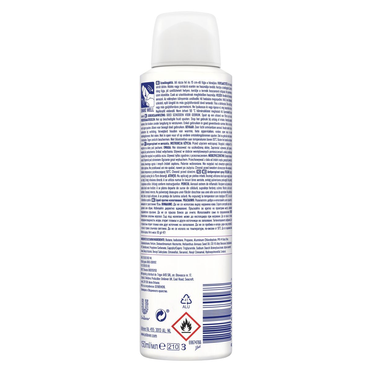 Rexona antiperspirant sprej za žene 150ml za održavanje svježine