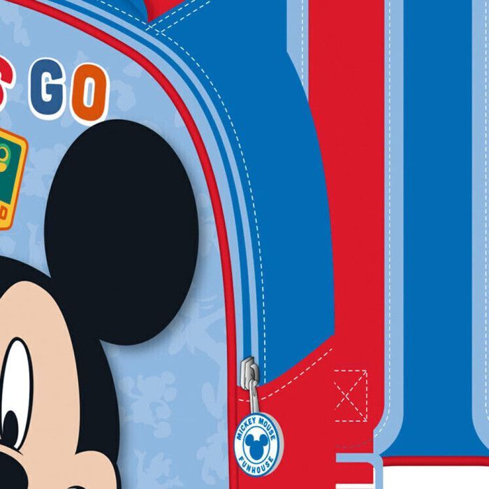 Mochila 3D - Disney Mickey - Multicolor - 26x32x10 cm - Infantil