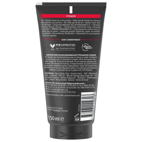 Gel de coafat Taft Hold 5 Power<br>100ml