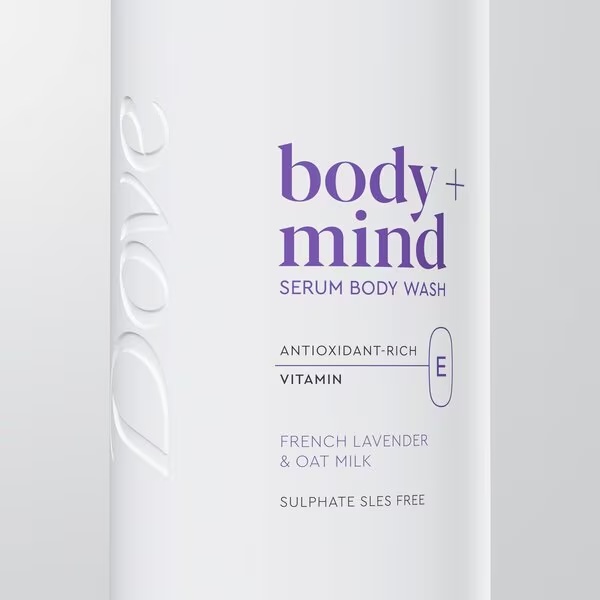 Dove gel za tuširanje tijela i uma s mirisom lavande i zobi 350 ml