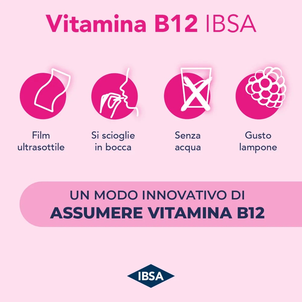 IBSA Vitamin B12 Ibsa 30 Oral Films Vitamin-B12-Ergänzung