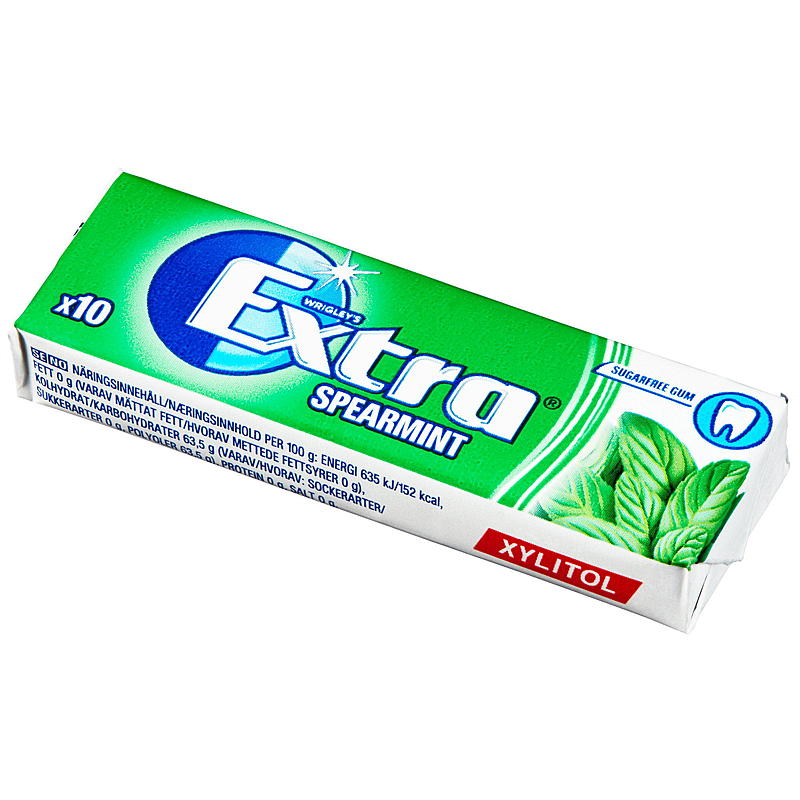 Ekstra Ekstra 14 g Grønn mynte
