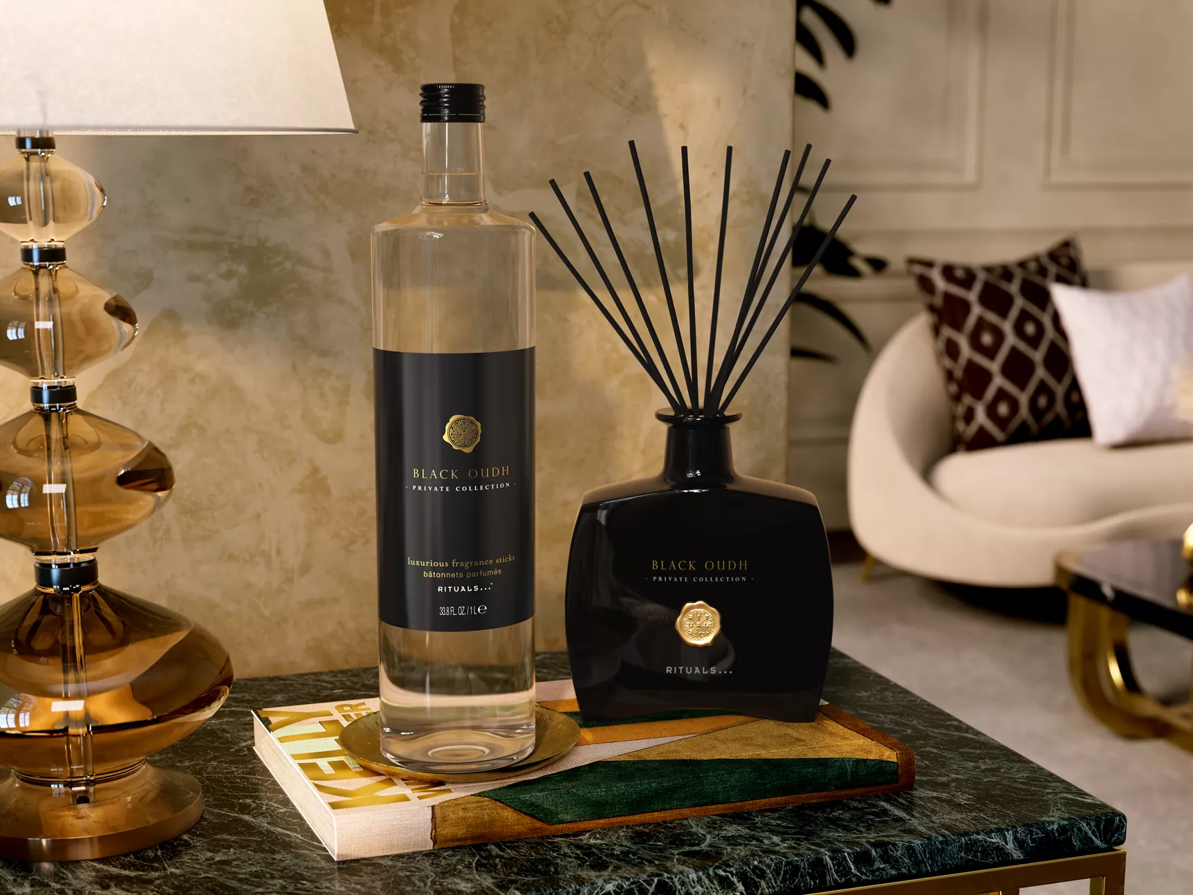 Black Oudh Fragrance Sticks Refill