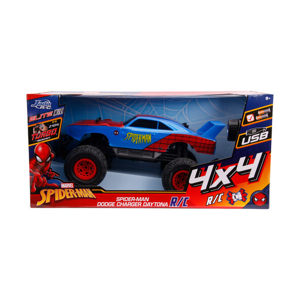 Radio-ohjattava auto Marvel Spider-Man Daytona 1:12
