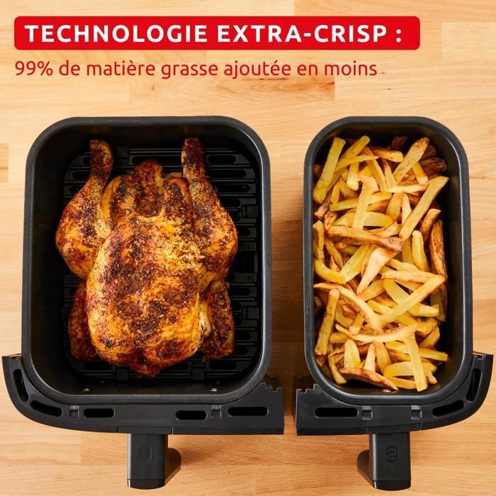 Moulinex Easy Fry Dual XXL Colección Especial Marfil 10,5 L, EZ942AF0