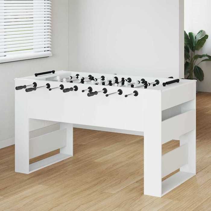 (IN DE AANBIEDING) Voetbaltafel - 2 stuks wit 146,5 x 74 x 85 cm @FR9853027