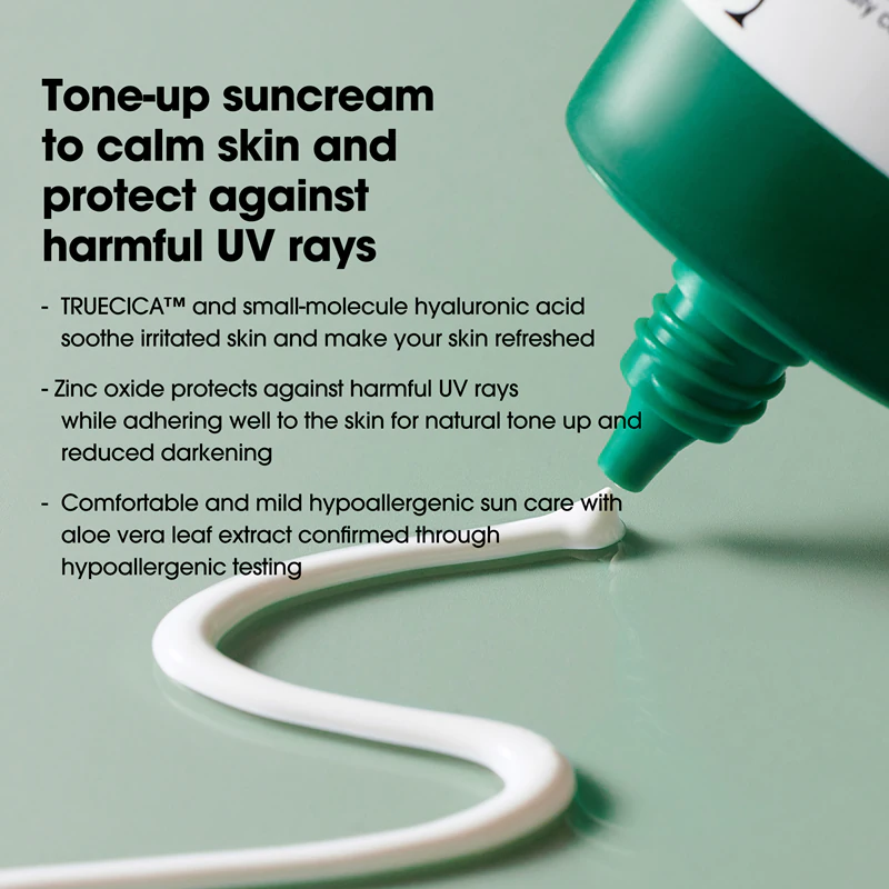 Protetor solar facial Some By Mi Truecica Mineral Calming Tone-up FPS 50+