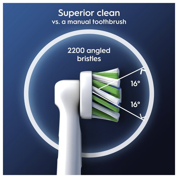 Oral-B Pro Cross Action Opzetborstels<br>with, 8 št