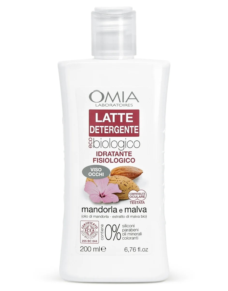OMIA Biologische Reinigingsmelk voor het Gezicht met Amandel en Malva 200 ml
